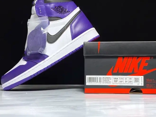 Cheap 1 Court Air 555088-500 Jordan Purple High OG 0512